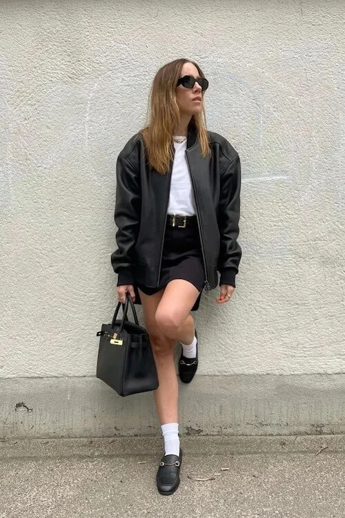 stylish loafers outfit ideas women