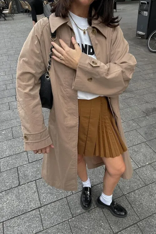 stylish loafers outfit ideas women