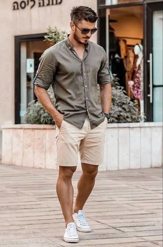 stylish shorts outfits men