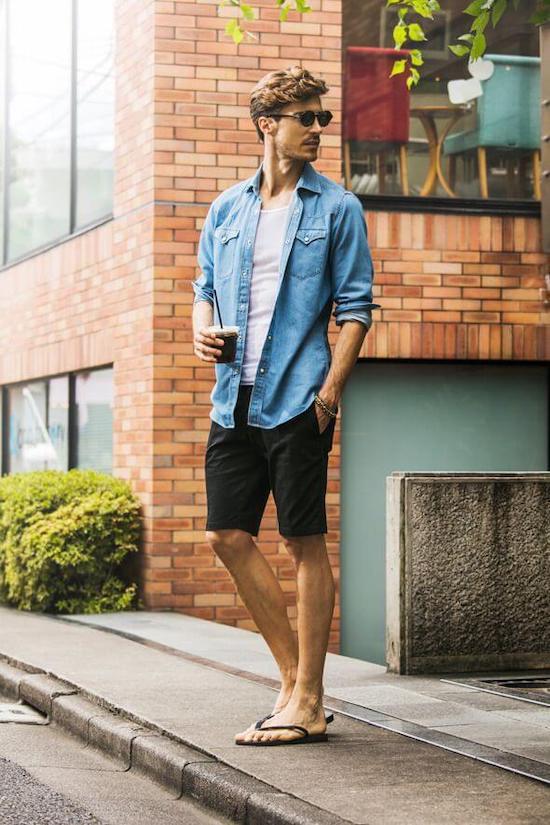 stylish shorts outfits men