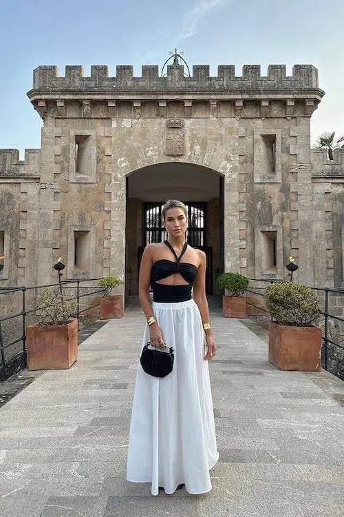 stylish summer date night outfit