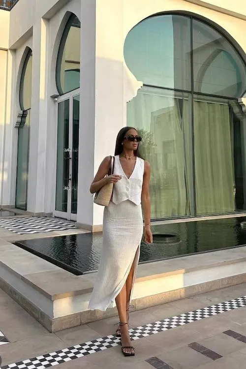 stylish summer date night outfit