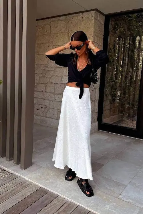 stylish summer date night outfit