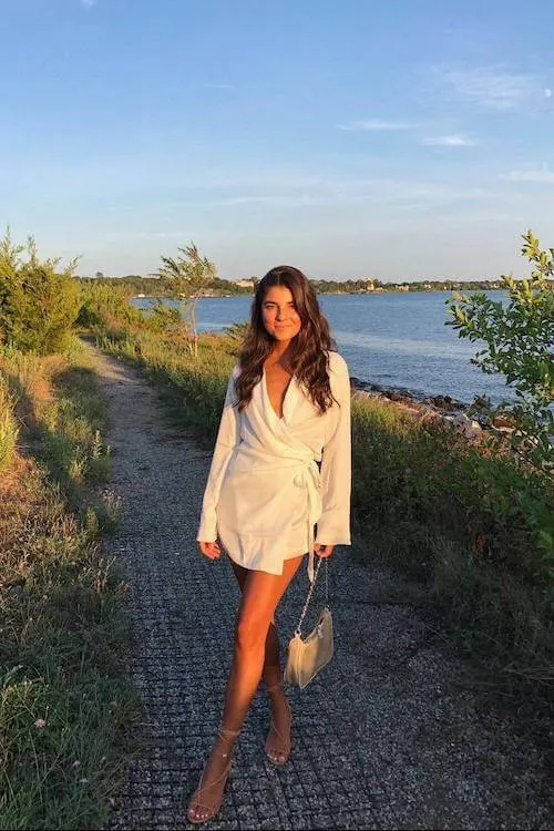 stylish summer date night outfit