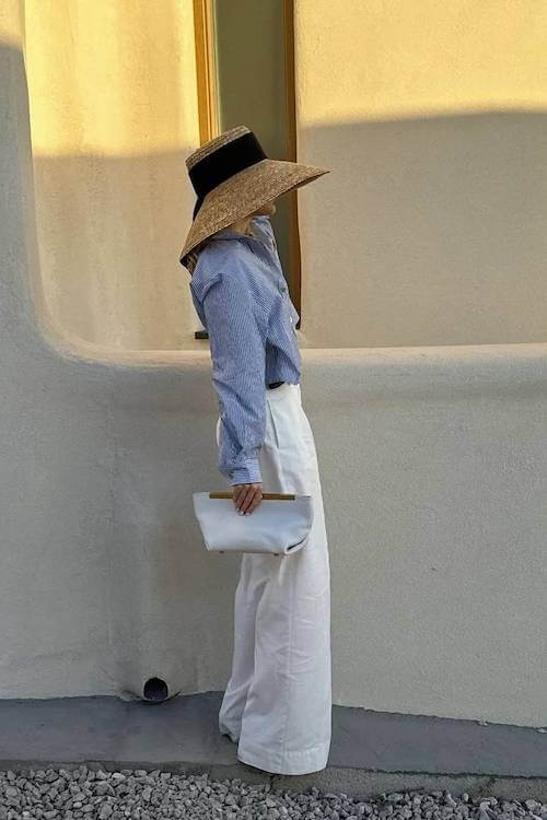 stylish summer vacation outfit