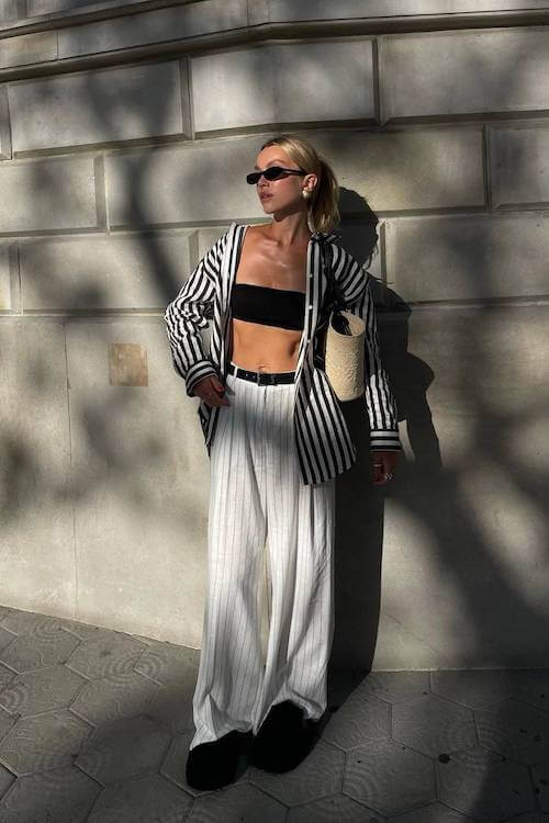 stylish summer vacation outfit