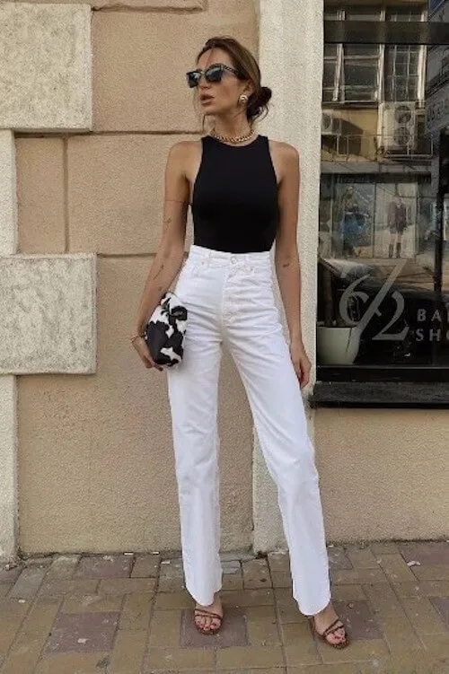 60+ Stylish White Pants Outfit Ideas For Every Occasion - Girl Shares Tips