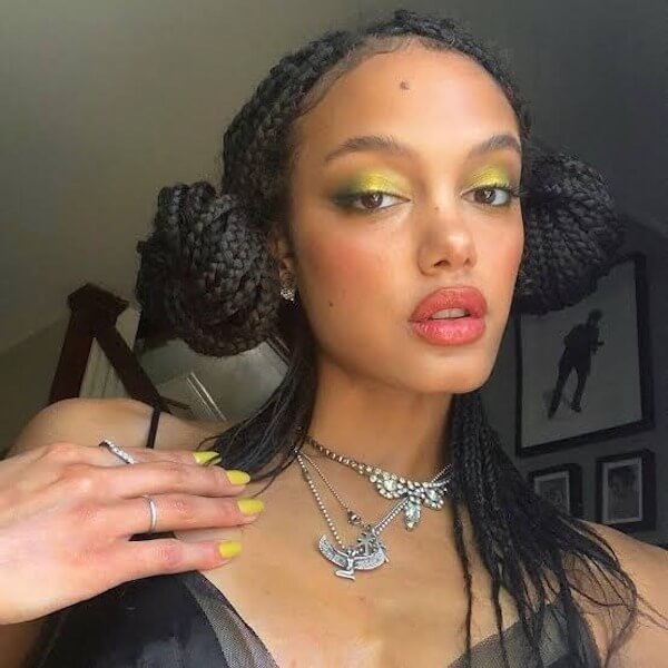 Festive Yellow Eyeshadow Makeup
