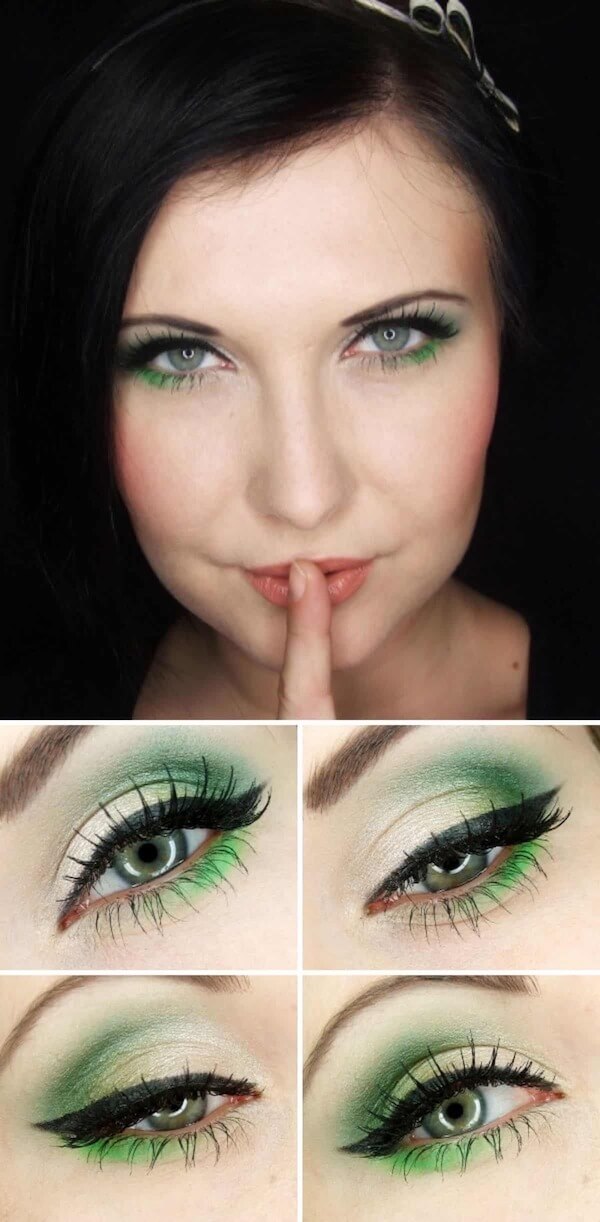 Green Holiday Eyeshadow Glam