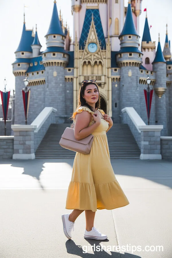 Belle-Inspired Yellow Sundress with Ruffle Details