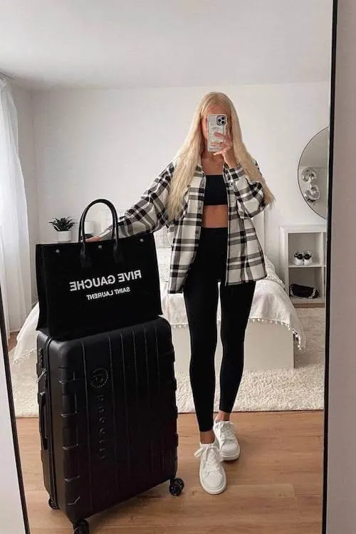 summer airport outfit