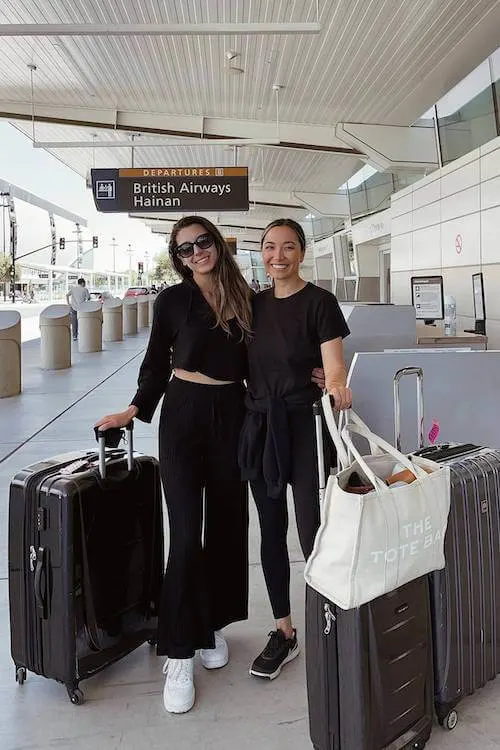 summer airport outfit