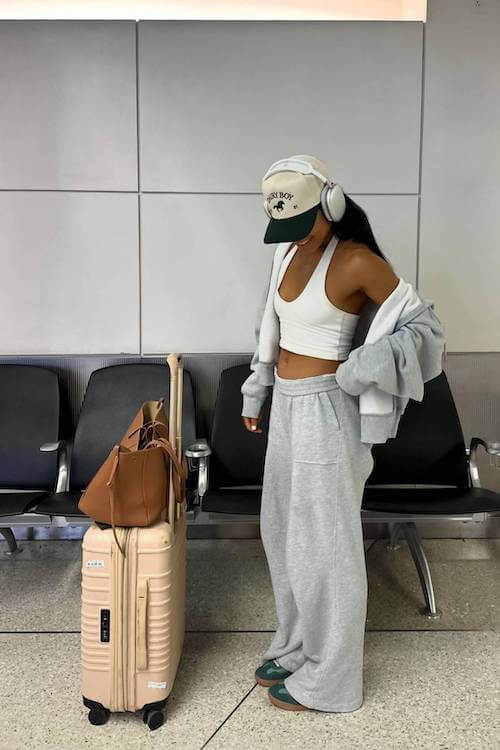 summer airport outfit