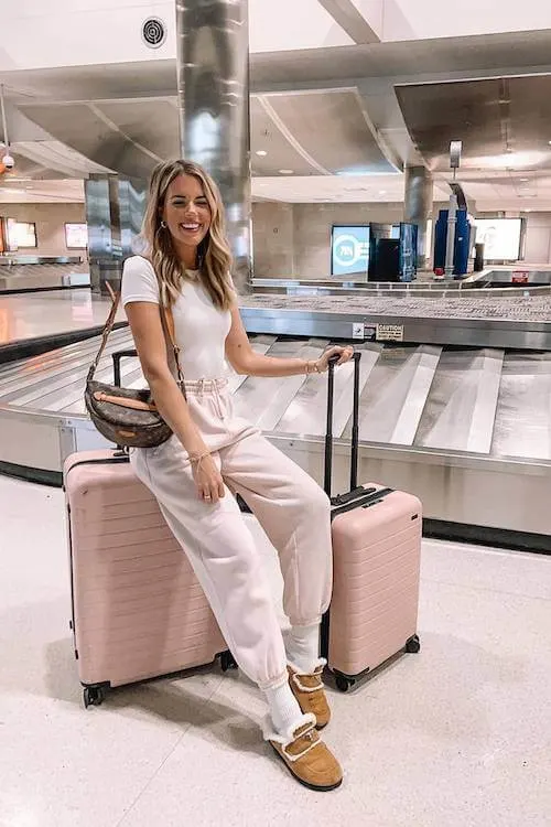 summer airport outfit