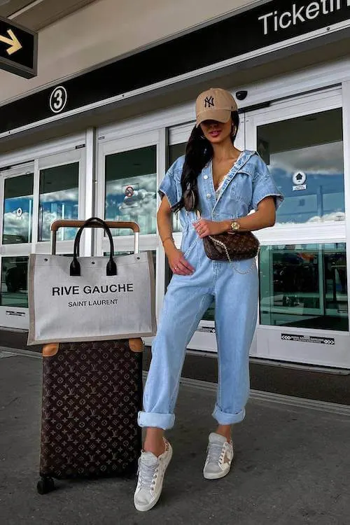 summer airport outfit