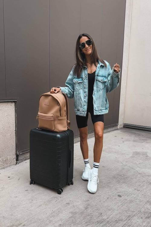 summer airport outfit