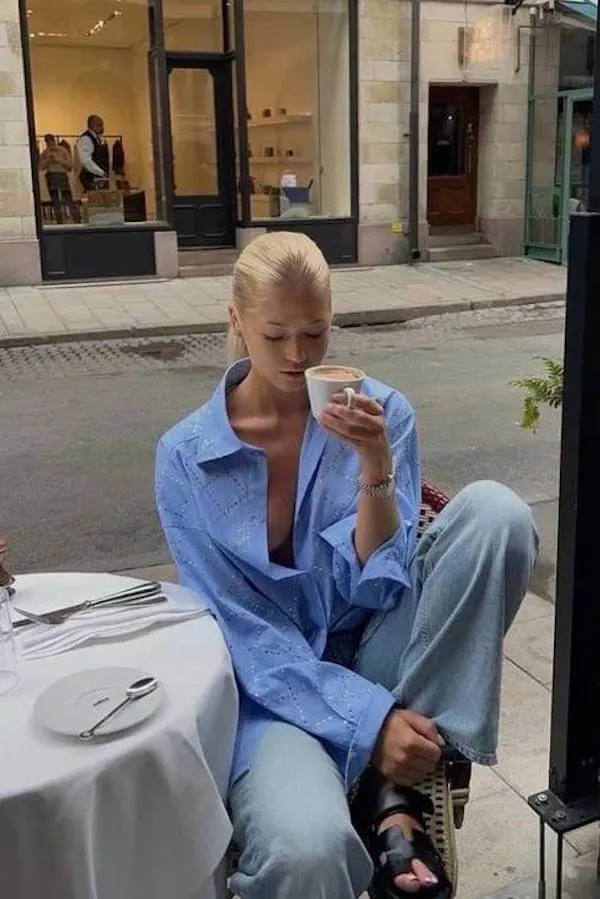 summer button down shirt outfit