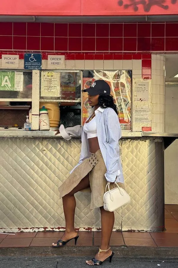 summer button down shirt outfit