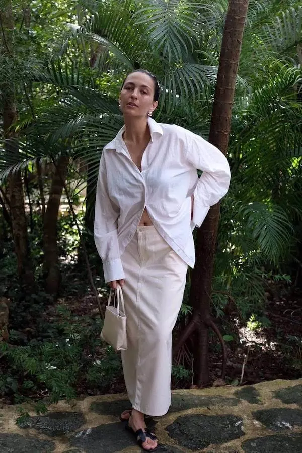 summer button down shirt outfit