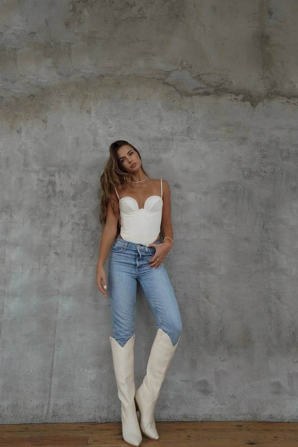 summer cowboy boots outfit