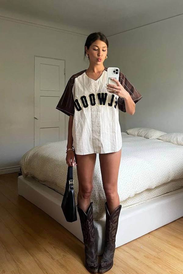 summer cowboy boots outfit