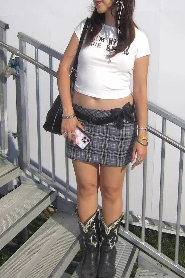 summer cowboy boots outfit