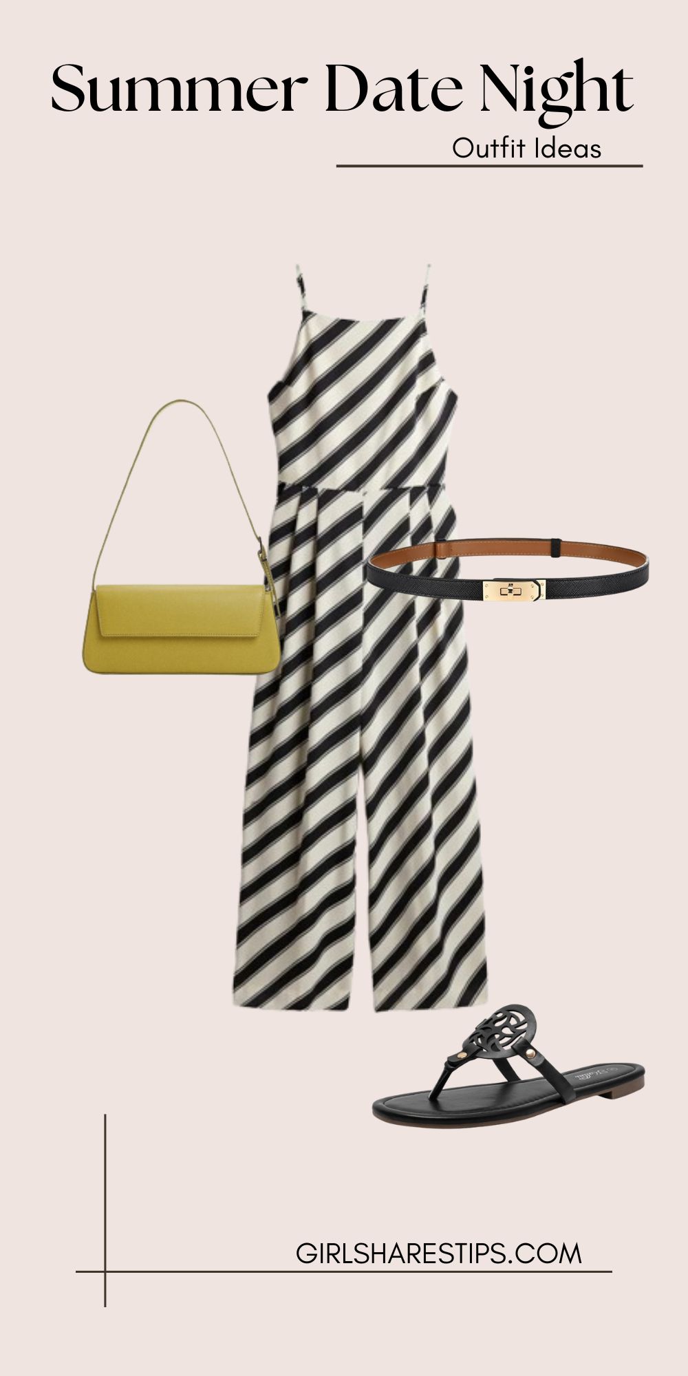 summer date outfit with jumpsuit