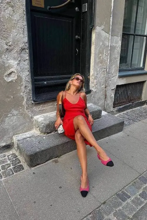 summer dinner date outfit women