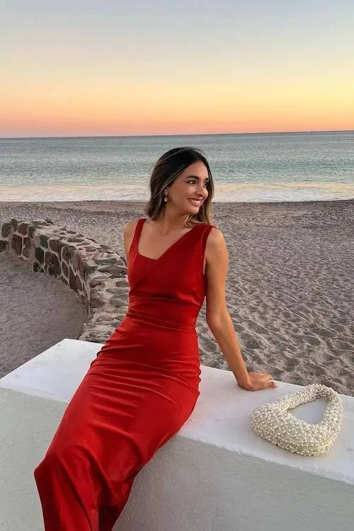 summer dinner date outfit women
