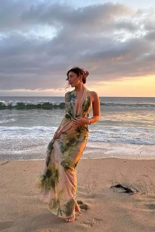 summer dinner date outfit women