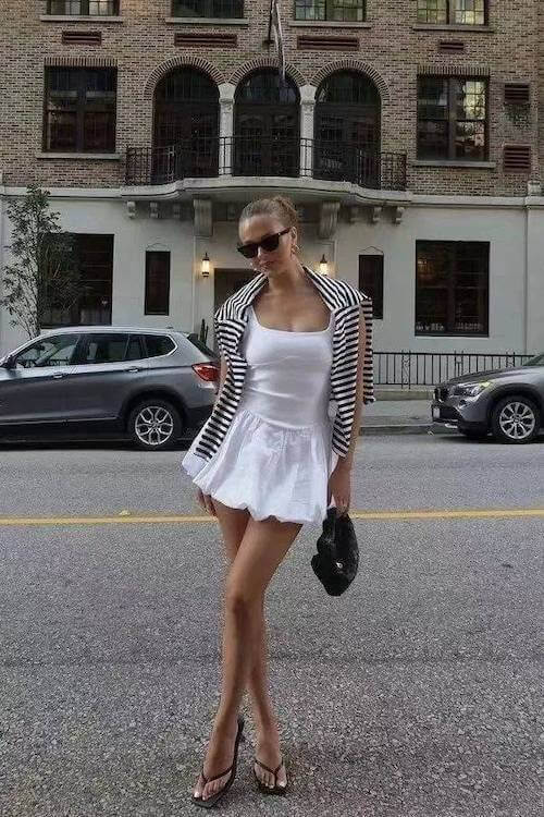 summer dinner date outfit women