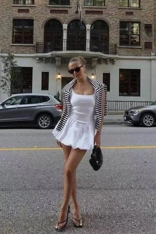 summer dinner date outfit women