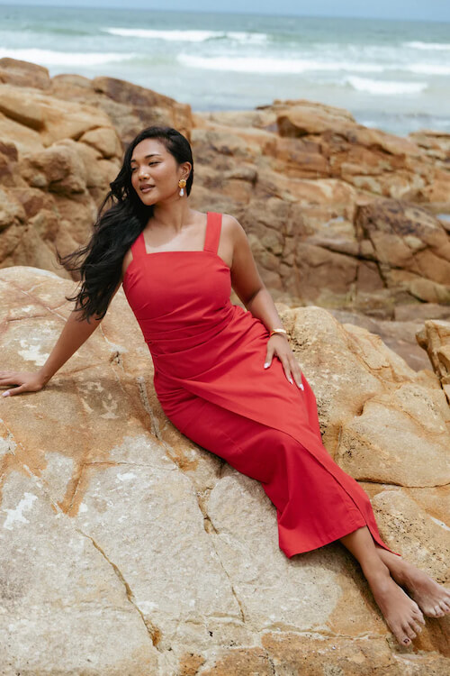 summer dinner date outfit women