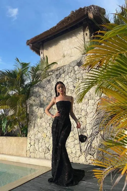 summer dinner date outfit women