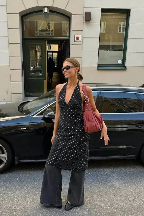 summer dinner date outfit women