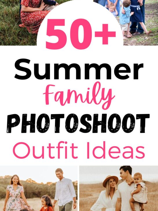 50+ Best Family Photoshoot Outfits For Summer (Color Schemes, Tips, and Poses)