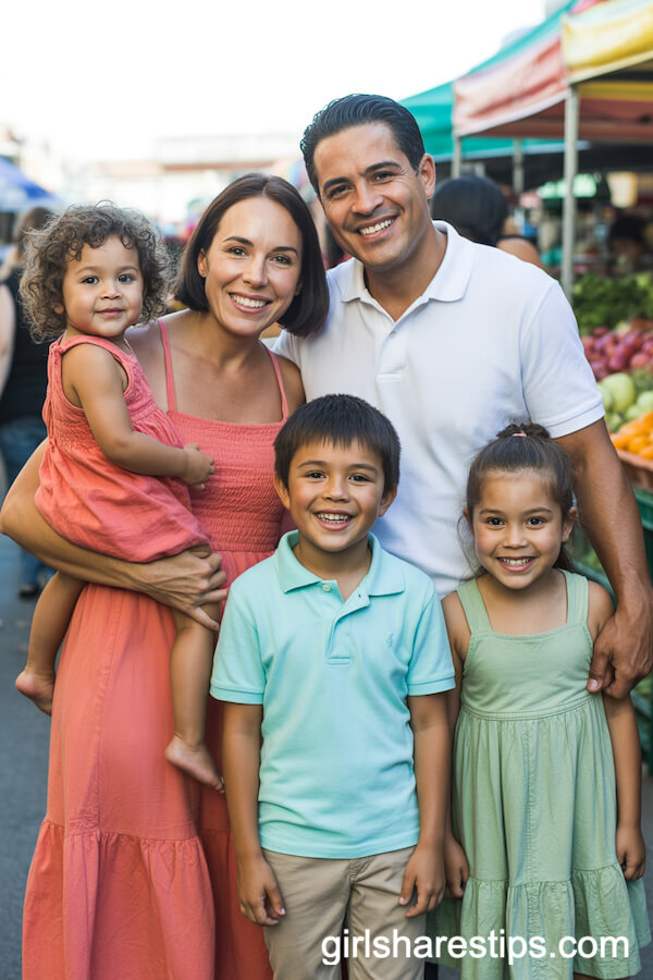 Coordinated Sundresses and Polos for a Farmers&rsquo; Market Outing