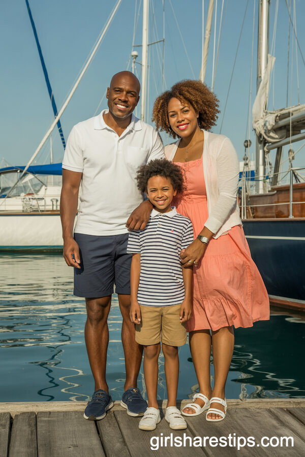 Preppy Summer Stripes for a Sailboat Dock Portrait