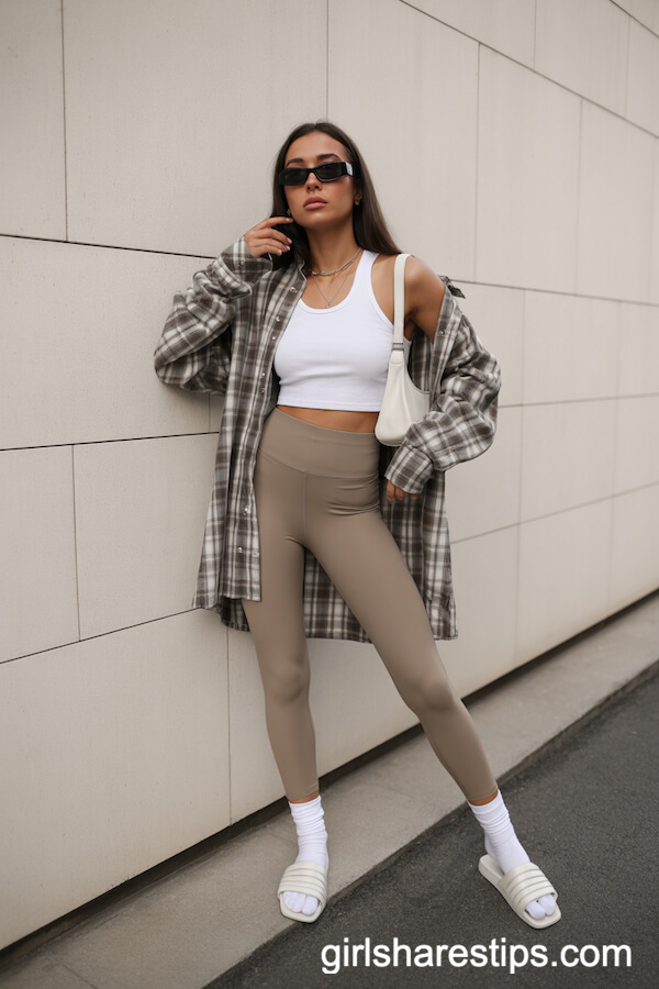 summer leggings outfits for women