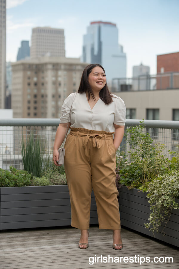 summer plus size business casual outfits