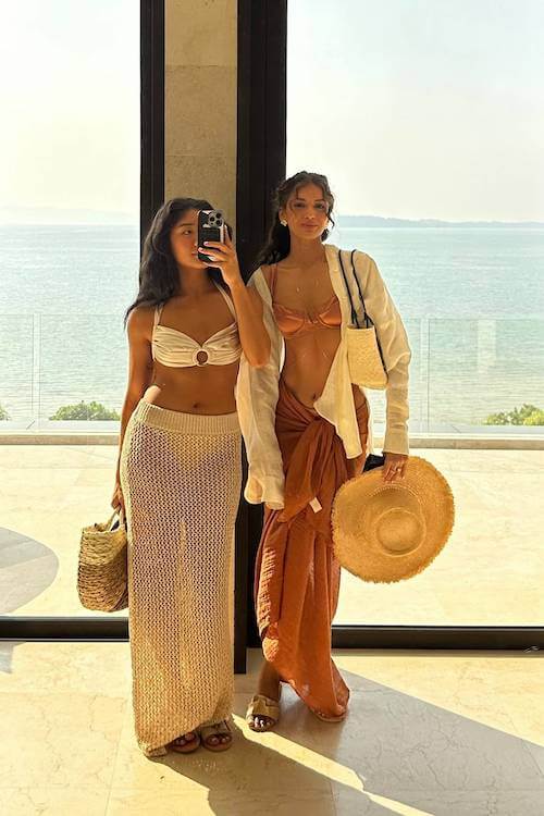 summer vacation outfits for beach and island