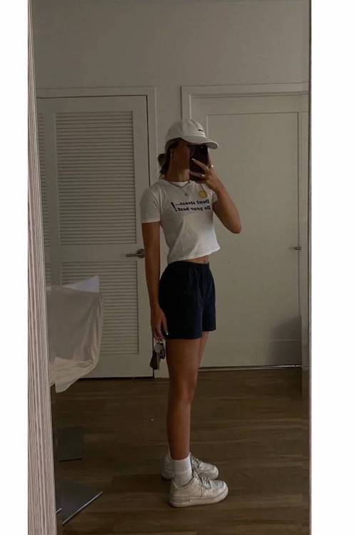 summer workout outfit