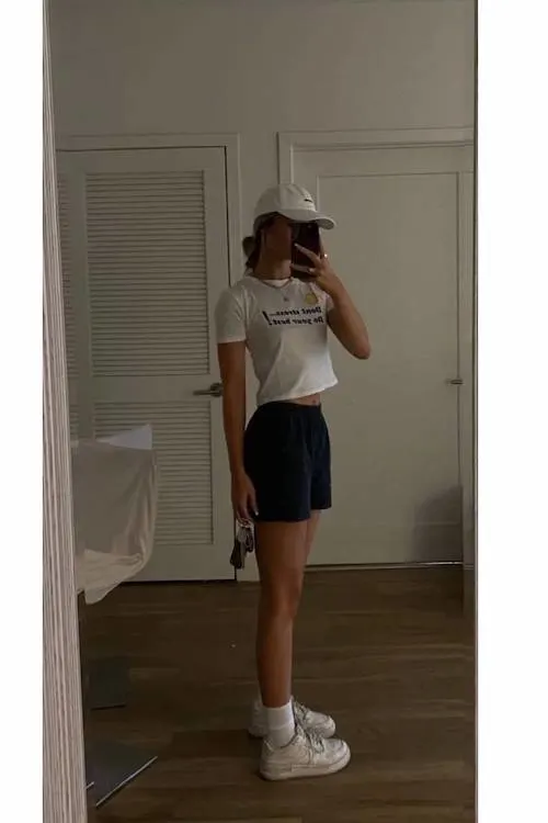 summer workout outfit