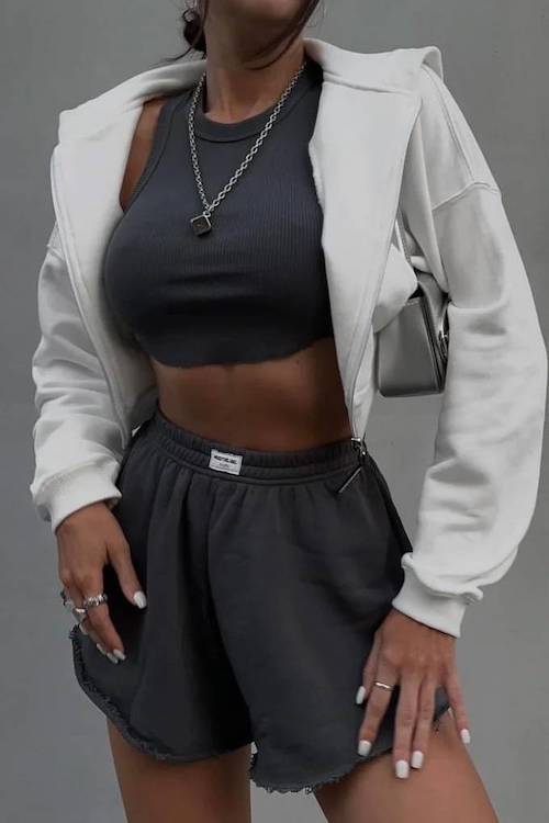 summer workout outfit