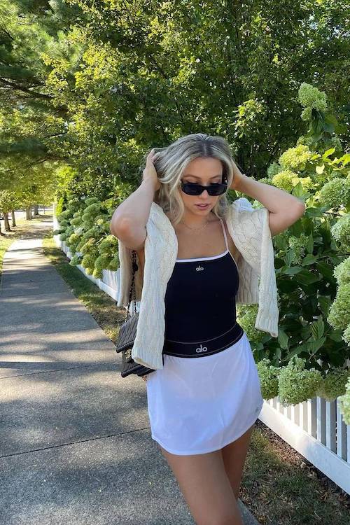 summer workout outfit