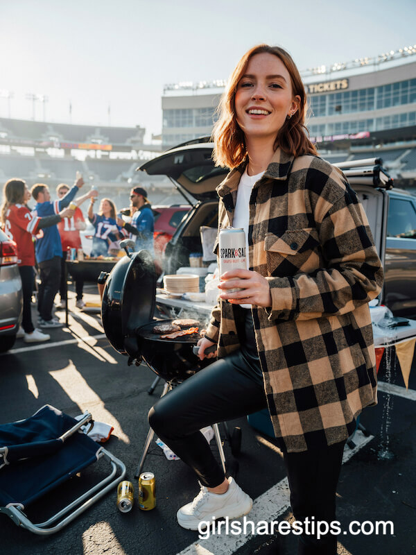 Plaid Flannel Shirt and Faux-Leather Leggings