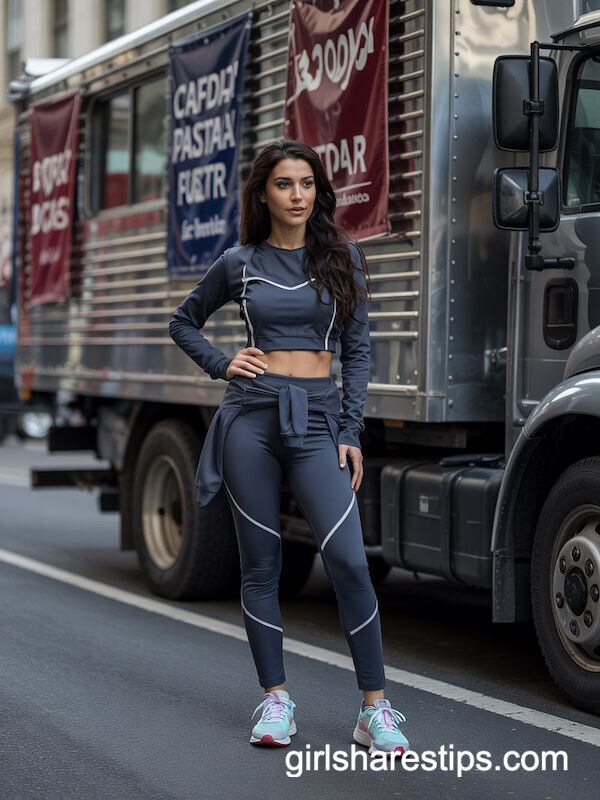 Matching Athletic Set with Trainers