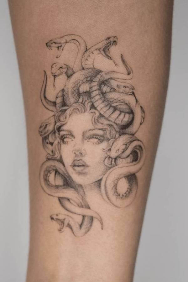 Classic Medusa Tattoo