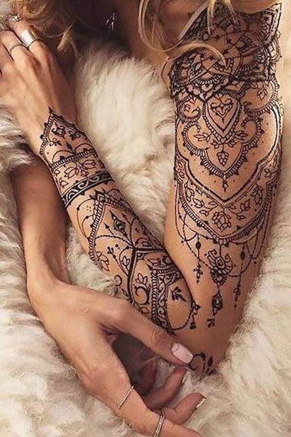 Intricate Mandala Sleeve Tattoo