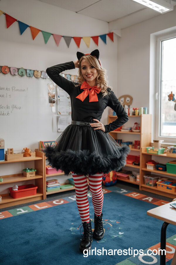 Cat in the Hat-Inspired Teacher Costume
